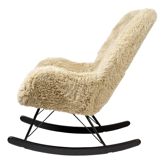 Кресло-качалка Amoretto YFDR-2-K, серо-коричневый, H104x69x101cm, высота сиденья 47cm