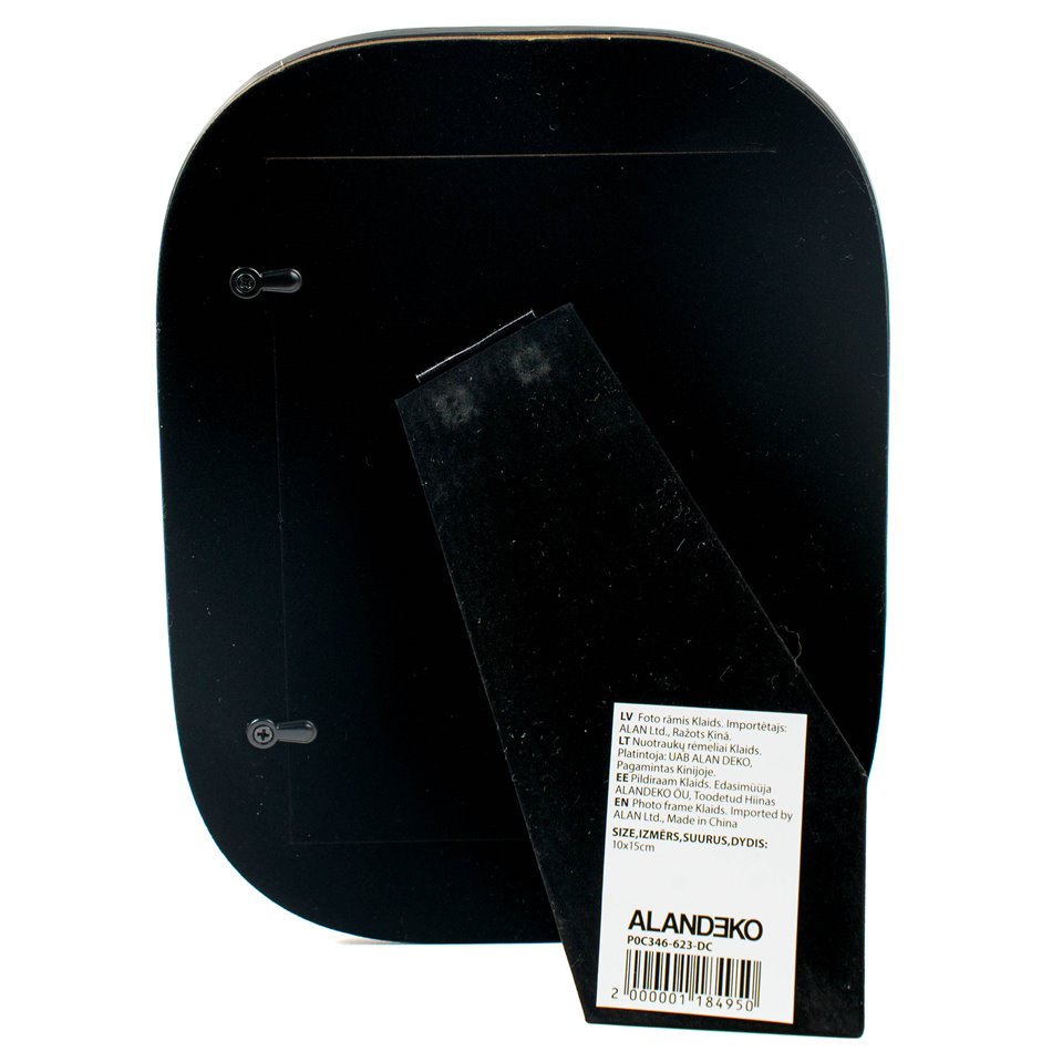 Photo frame Klaids, brown, 10x15cm photograph, H20.5x15.5x9cm