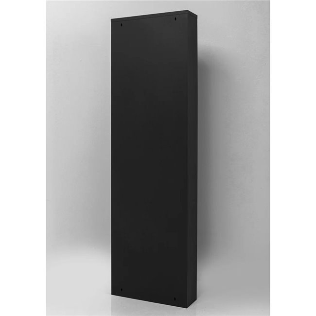 Шкаф для обуви Caruso 5, черный, H173x50x15cm