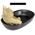 Deco bowl Bathing Cat, black/gold color, H12x20x13cm