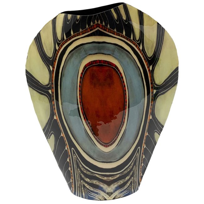 Vase Fabuloso Stone, aluminum, H31x25x7cm