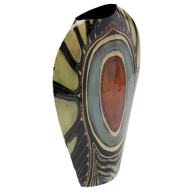 Vase Fabuloso Stone, aluminum, H31x25x7cm