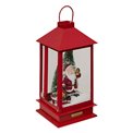 Фонарь Christmas lantern, красный, 18 LED, H38x19x19cm