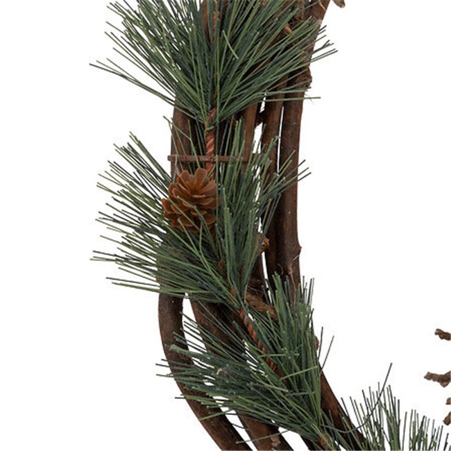 X-mas decor Hedgehog Wreath Ornament, H44x33x10cm