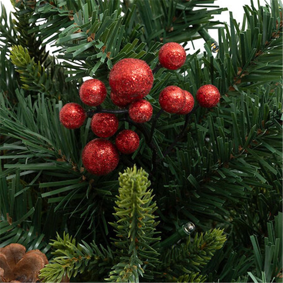 X-mas artificial tree LED pot kappi, H90cm, D50cm