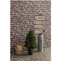 X-mas artificial tree LED pot kappi, H90cm, D50cm