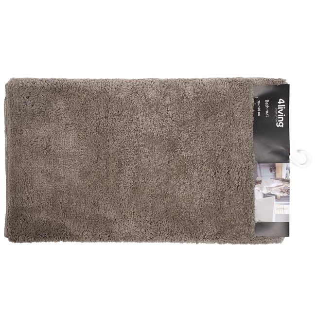 Bath mat Solid, taupe, 70x120cm
