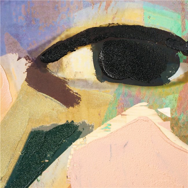 Canva Face, multi, 120x80x4.2cm