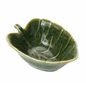Decorative tray Tarha, green, H4.5x12.1x9.2cm