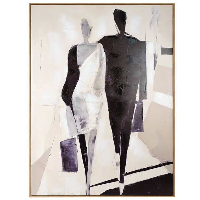 Canva Woman and men, 90x120x4cm