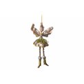 Christmas tree ornament Pixie Giftgiver, bisque, 11.4cm