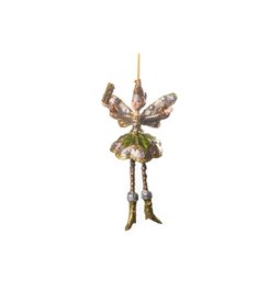 Christmas tree ornament Pixie Giftgiver, bisque, 11.4cm