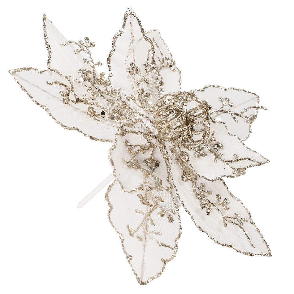 Ziemassvētku dekors Flower, 24cm