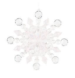 Christmas decor Snowflake, 13cm