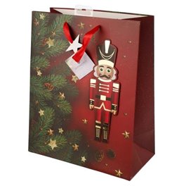 Подарочный пакет NUTCRACKER MEDIUM, H33x26.7x12.5cm