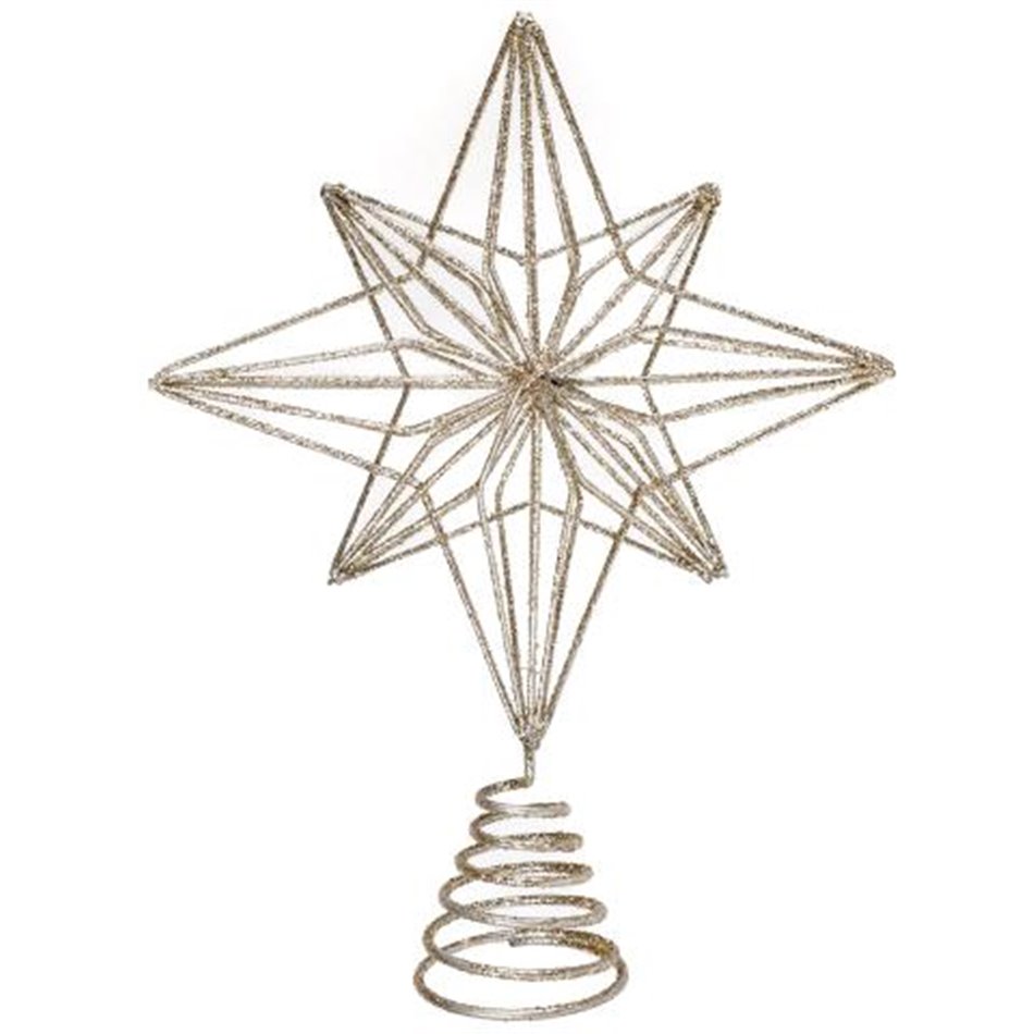 X-mas tree top POLAR STAR, H28x25x6cm