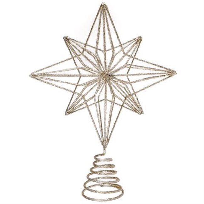 X-mas tree top POLAR STAR, H28x25x6cm