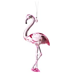 Ziemassvētk. dek. Flamingo with fishline, 6x3x11.8cm