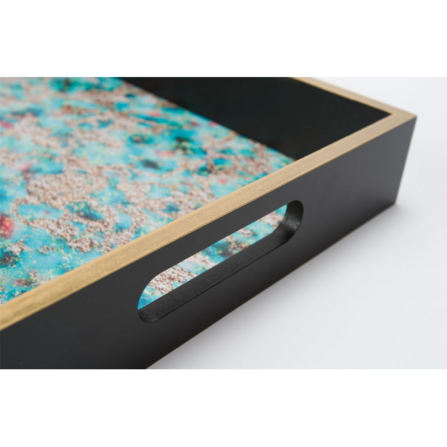 Tray, wooden, 34x24x4.5cm