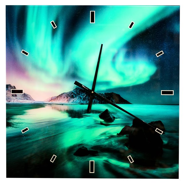 Настенные часы - картина Aurora, 60x60cm