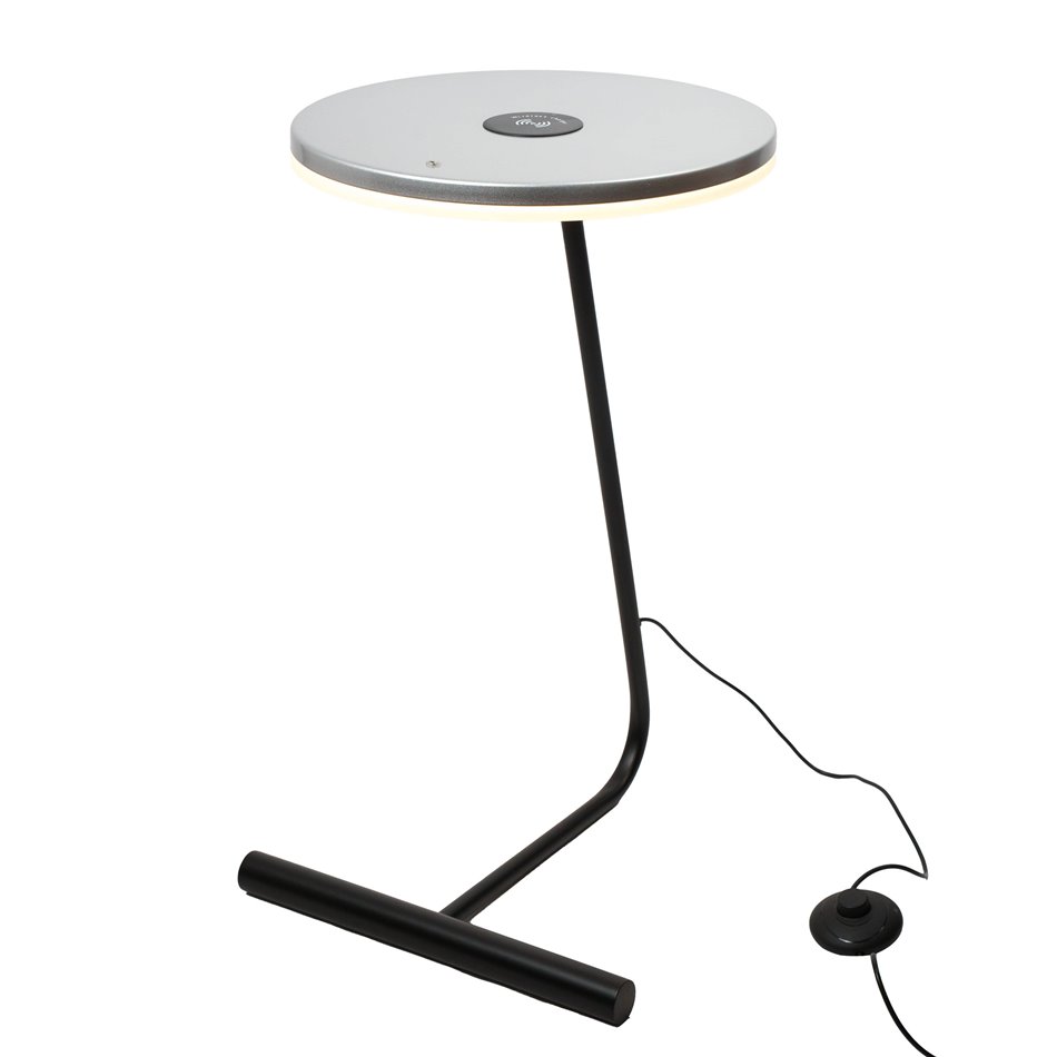 Приставной столик Maida с LED, D34cm H61cm, 8W, 3000K, 2835lm 