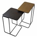 Side table Java set, H56x40x40cm, H62x46x31cm