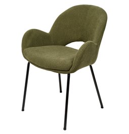 Dining chair Tirnova green, H82x61x59cm, seat height 48.5cm