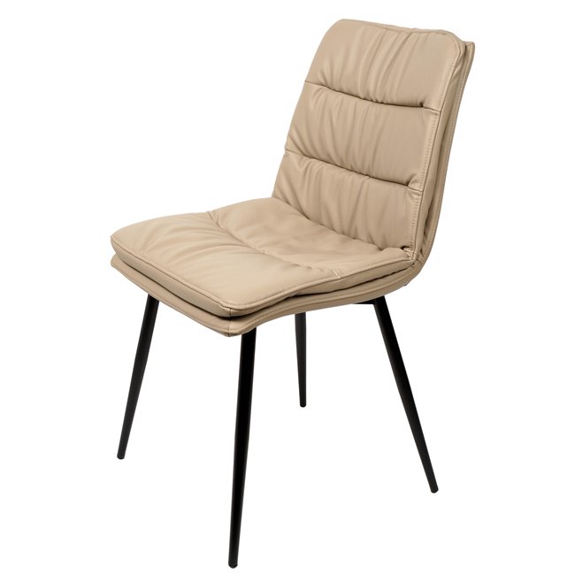 Обеденный стул Tirro 20753 cappuccino, цвет капучино, H84.5x62.5x47.5cm, высота сиденья 49.5cm