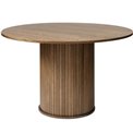 Round dining table Nola, oak veneer/MDF, D120cm H75cm