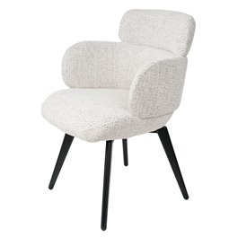 Dining chair Olivone, light grey 104, H82x58x60cm