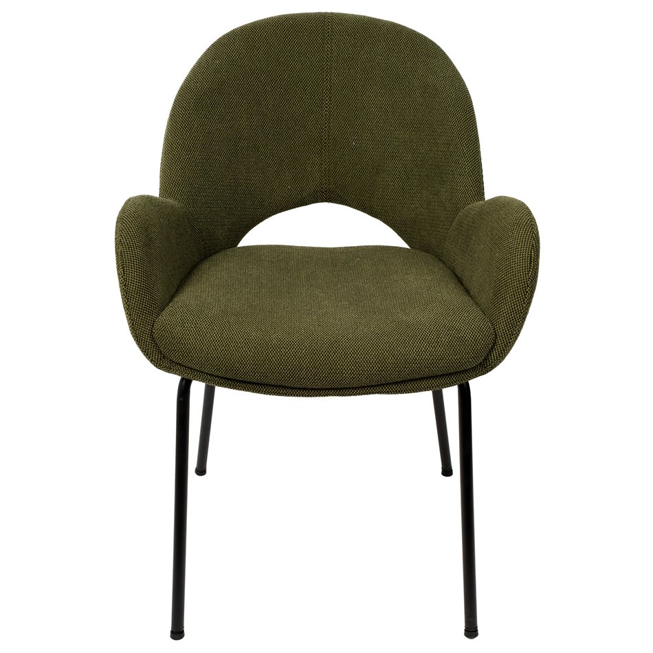 Dining chair Tirnova green, H82x61x59cm, seat height 48.5cm