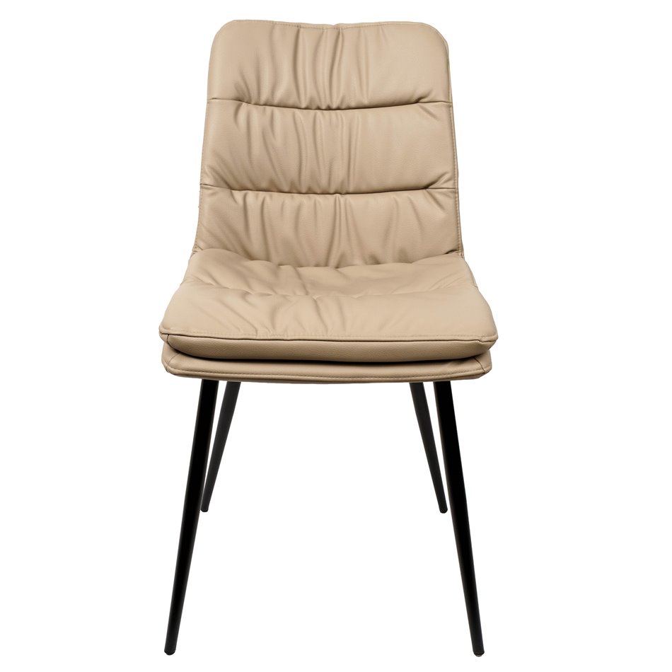 Dining chair Tirro 20753 cappuccino, H84.5x62.5x47.5cm, seat height 49.5cm