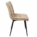 Dining chair Tirro 20753 cappuccino, H84.5x62.5x47.5cm, seat height 49.5cm