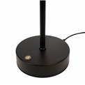 Декоративная настольная лампа Lucia, черный, H25cm, D15cm, LED 3W, заряжаемая