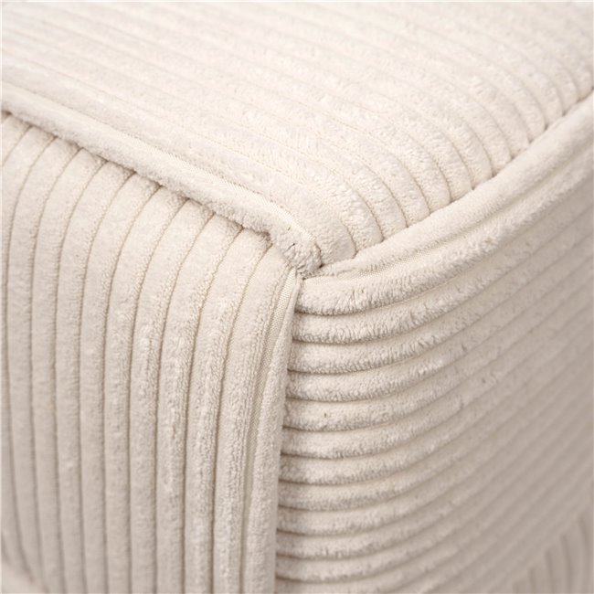 Пуф Tresse Scott, бежевый, H38x36x36cm