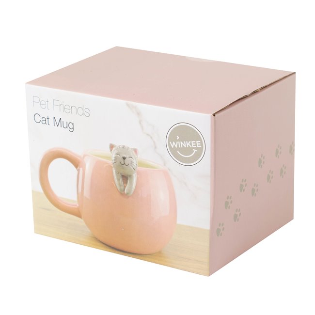 Mug Pet Friends Cat, H11x14x12cm