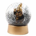 Снежный шар Rock Gold, H12cm, D9cm