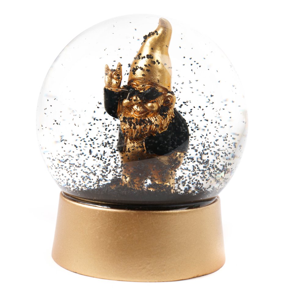 Снежный шар Rock Gold, H12cm, D9cm