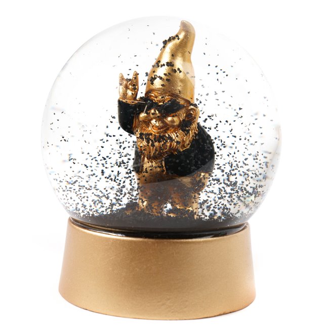 Снежный шар Rock Gold, H12cm, D9cm