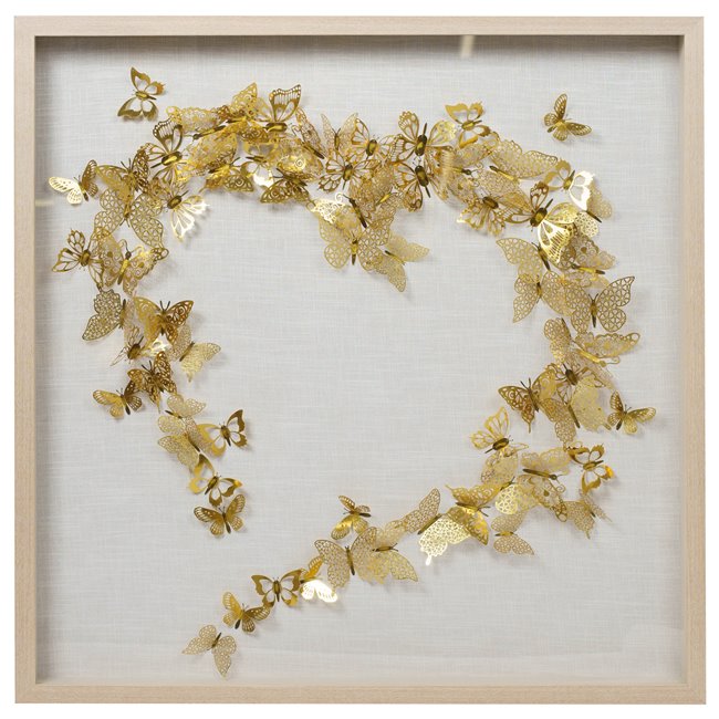 Настенный декор Butterflies, 90x90cm