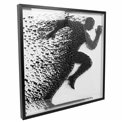 Wall decor Runnig man, 100x100cm