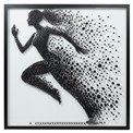 Wall decor Runnig woman, 100x100cm