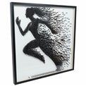 Wall decor Runnig woman, 100x100cm