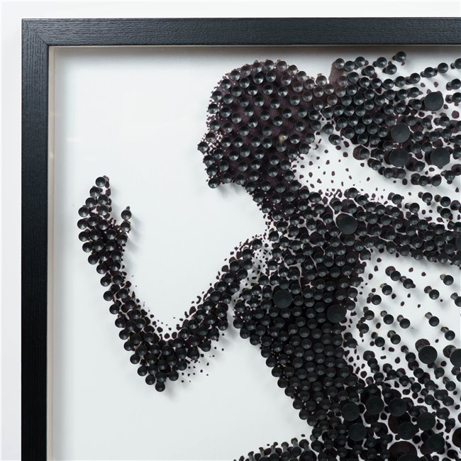 Wall decor Runnig woman, 100x100cm