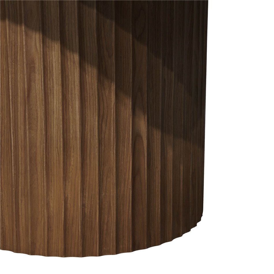Dining table Oliveto, MDF/walnut veneer, 220x100cm H76cm