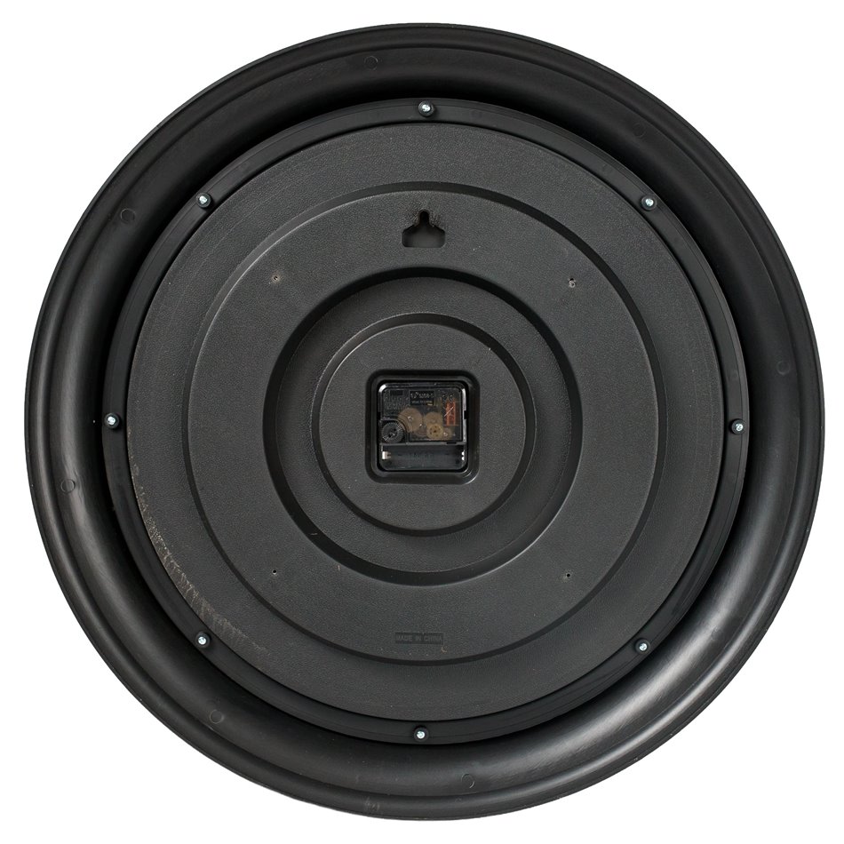 Настенные часы Zetea, черный/белый, D50.8x5.8cm