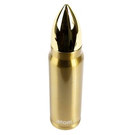 Термос Atom, золотой цвет, 500ml, H27.5cm, D6.5cm