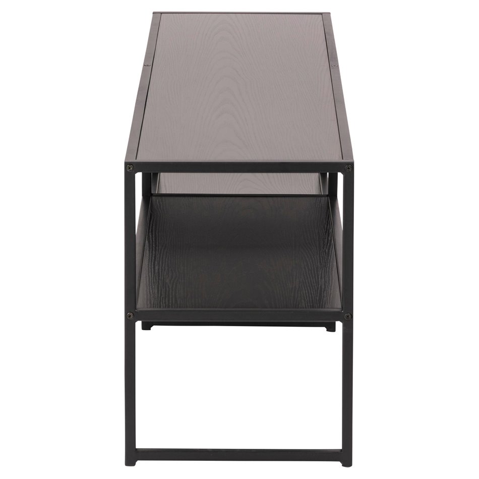 ТВ-столик Seaford, коричневая/черная, сталь/МДФ, H46x33x120см