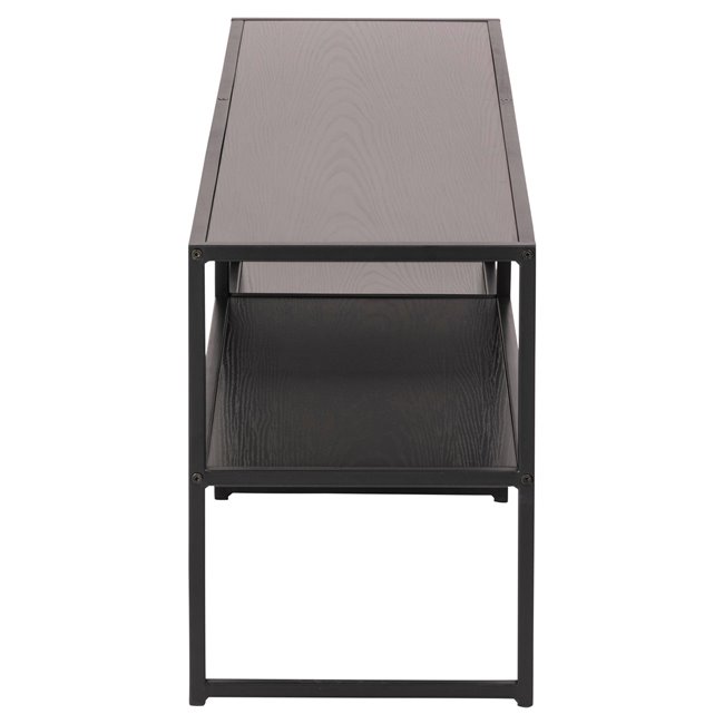 ТВ-столик Seaford, коричневая/черная, сталь/МДФ, H46x33x120см