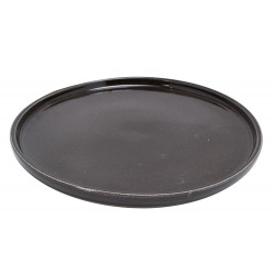 Pusdienu šķīvis Terre, melnā krāsā, D27cm